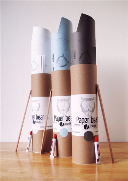 Jirafa Papel Amarilla Assembli (1)