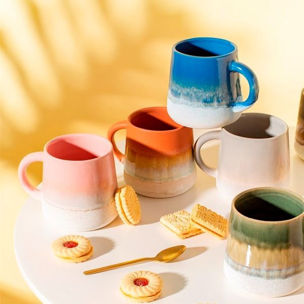Mug esmaltado rosa (3)